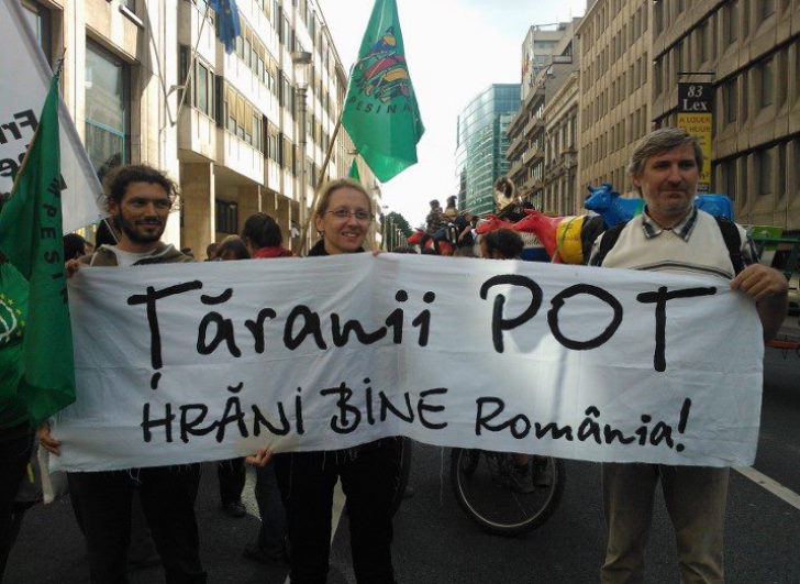 Protest la Bruxelles din septembrie 2012