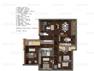 inchiriere apartament cu 5 camere, decomandat, in zona Kiseleff, orasul Bucuresti