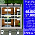 vanzare apartament semidecomandat, zona Mamaia Nord, orasul Constanta, suprafata utila 44.35 mp