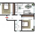 vanzare apartament cu 3 camere, decomandata, in zona Terezian, orasul Sibiu